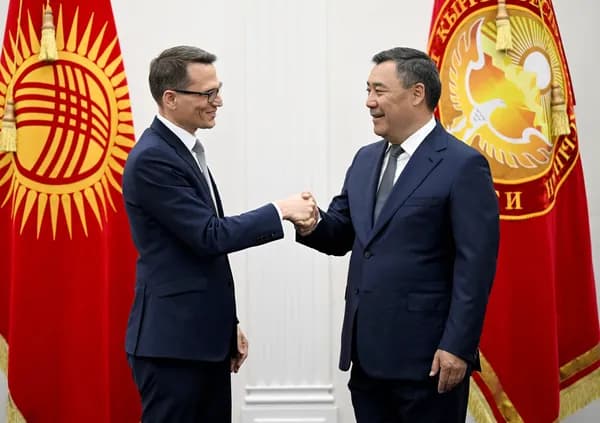 Президент Садыр Жапаров принял председателя Национального банка Швейцарии Мартина Шлегеля