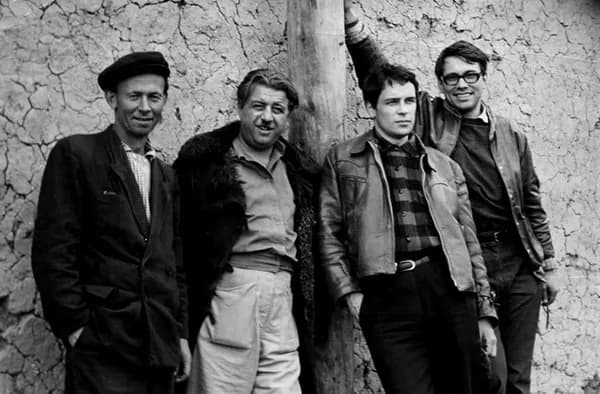 На съёмочной площадке