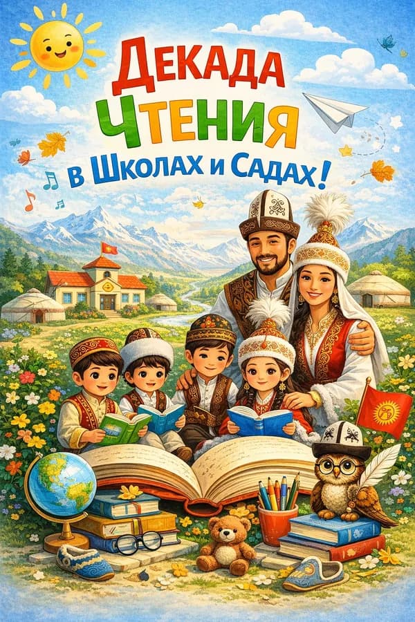 В Бишкеке пройдёт Декада чтения, посвящённая Дню книги